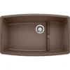 Blanco Performa 32" Undermount Granite Composite Kitchen Sink with Accessories, Silgranit, Cafe, 440063