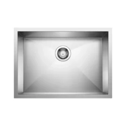 Blanco Precision 25" Undermount Stainless Steel Kitchen Sink, 18 Gauge, Satin Polish, 515819