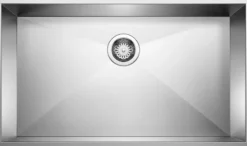 Blanco Precision 32" Undermount Stainless Steel Kitchen Sink, 18 Gauge, Satin Polish, 512747