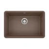 Blanco Precis 27" Undermount Granite Composite Kitchen Sink, Silgranit, Cafe, 522433