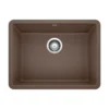 Blanco Precis 23" Undermount Granite Composite Kitchen Sink, Silgranit, Cafe, 522418