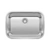 Blanco Stellar 25" Undermount Stainless Steel Kitchen Sink, 18 Gauge, Brushed Finish, 441025