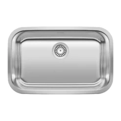 Blanco Stellar 28" Undermount Stainless Steel ADA Kitchen Sink, 18 Gauge, Brushed Finish, 441529