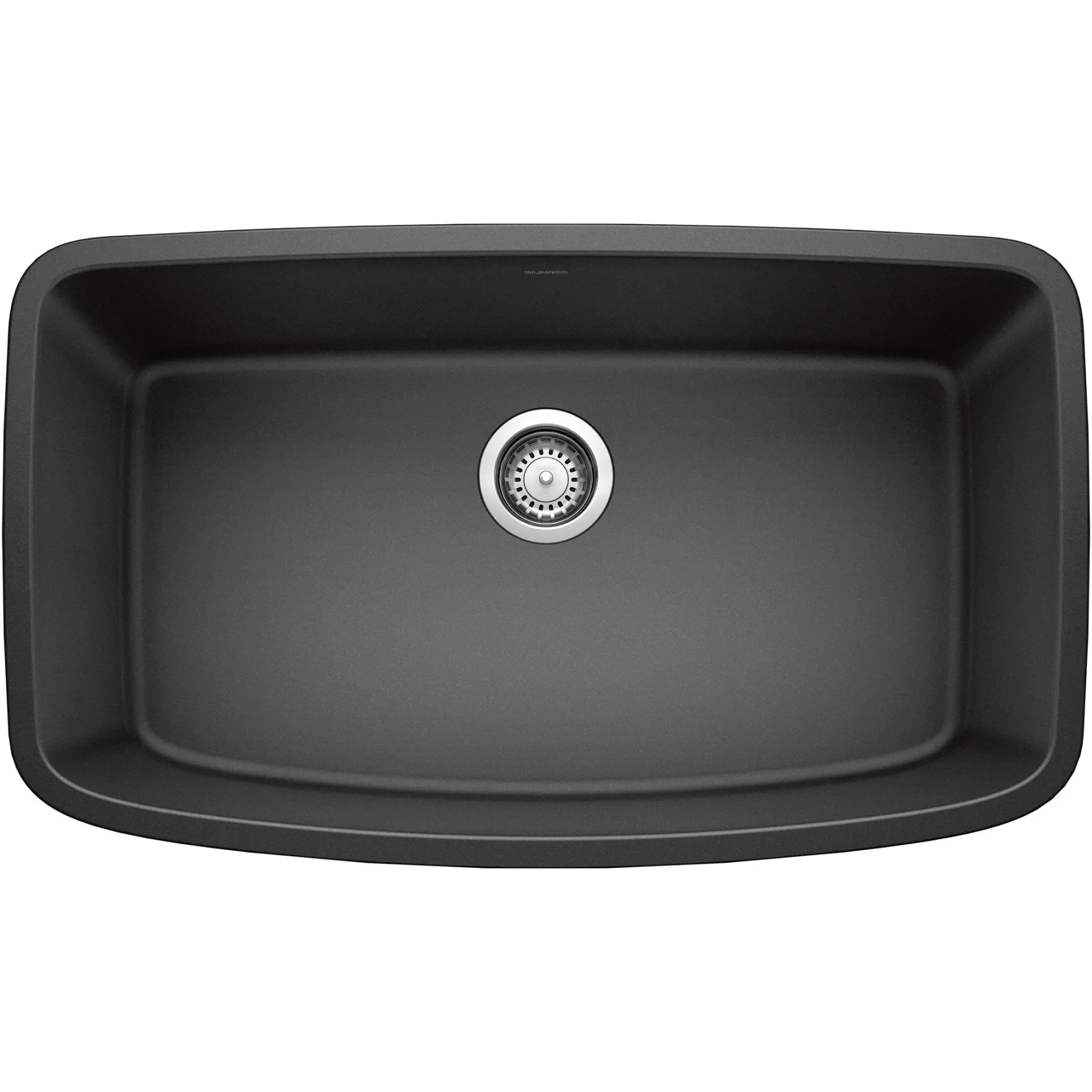 Blanco Valea 32" Undermount Granite Composite Kitchen Sink, Silgranit, Anthracite, 441610