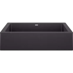 Blanco Vintera 30" Granite Composite Workstation Farmhouse Sink, Silgranit, Anthracite, 526538