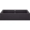 Blanco Vintera 33" Granite Composite Workstation Farmhouse Sink, Silgranit, 50/50 Double Bowl, Anthracite, 526547