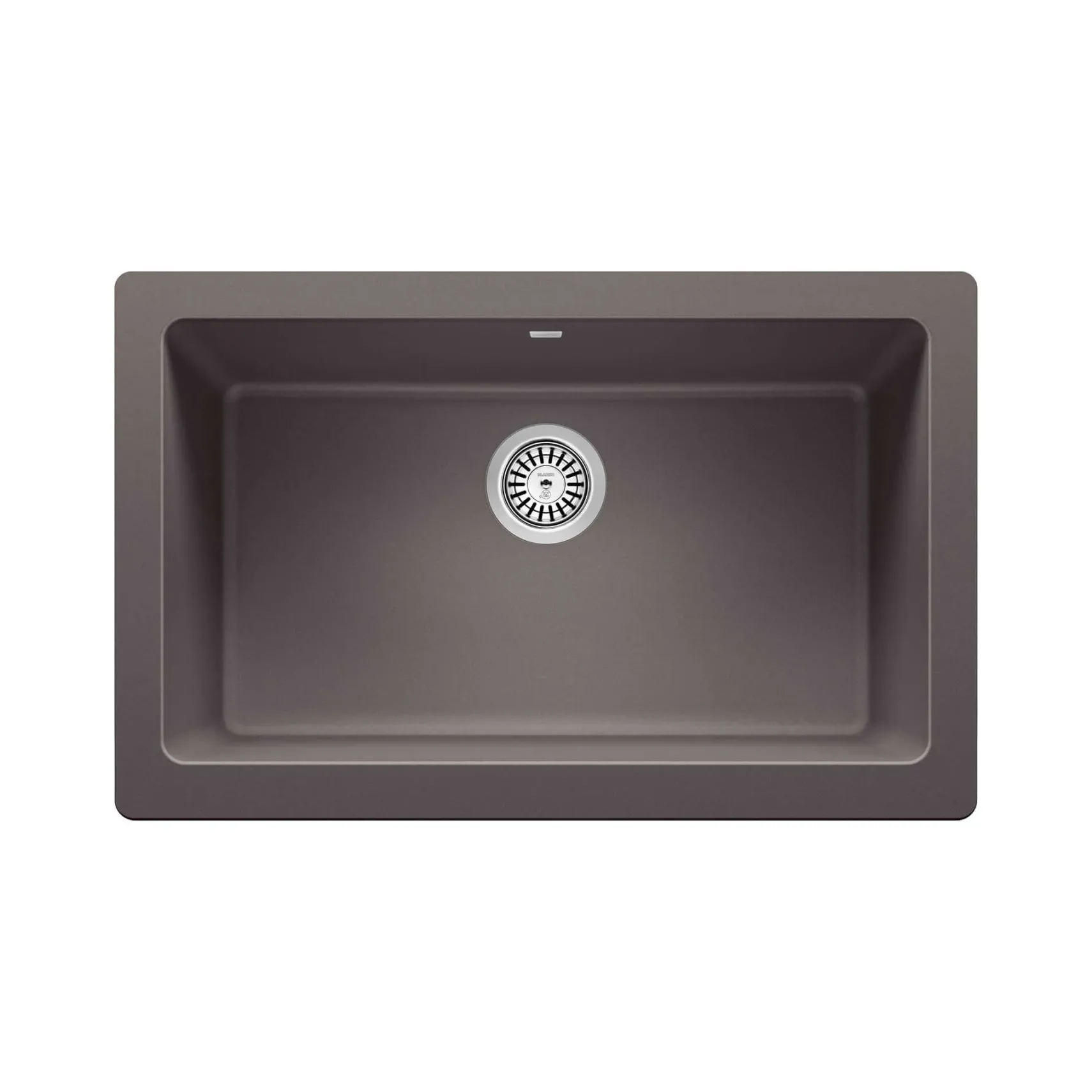 Blanco Vintera 30" Granite Composite Workstation Farmhouse Sink, Silgranit, Cinder, 526539