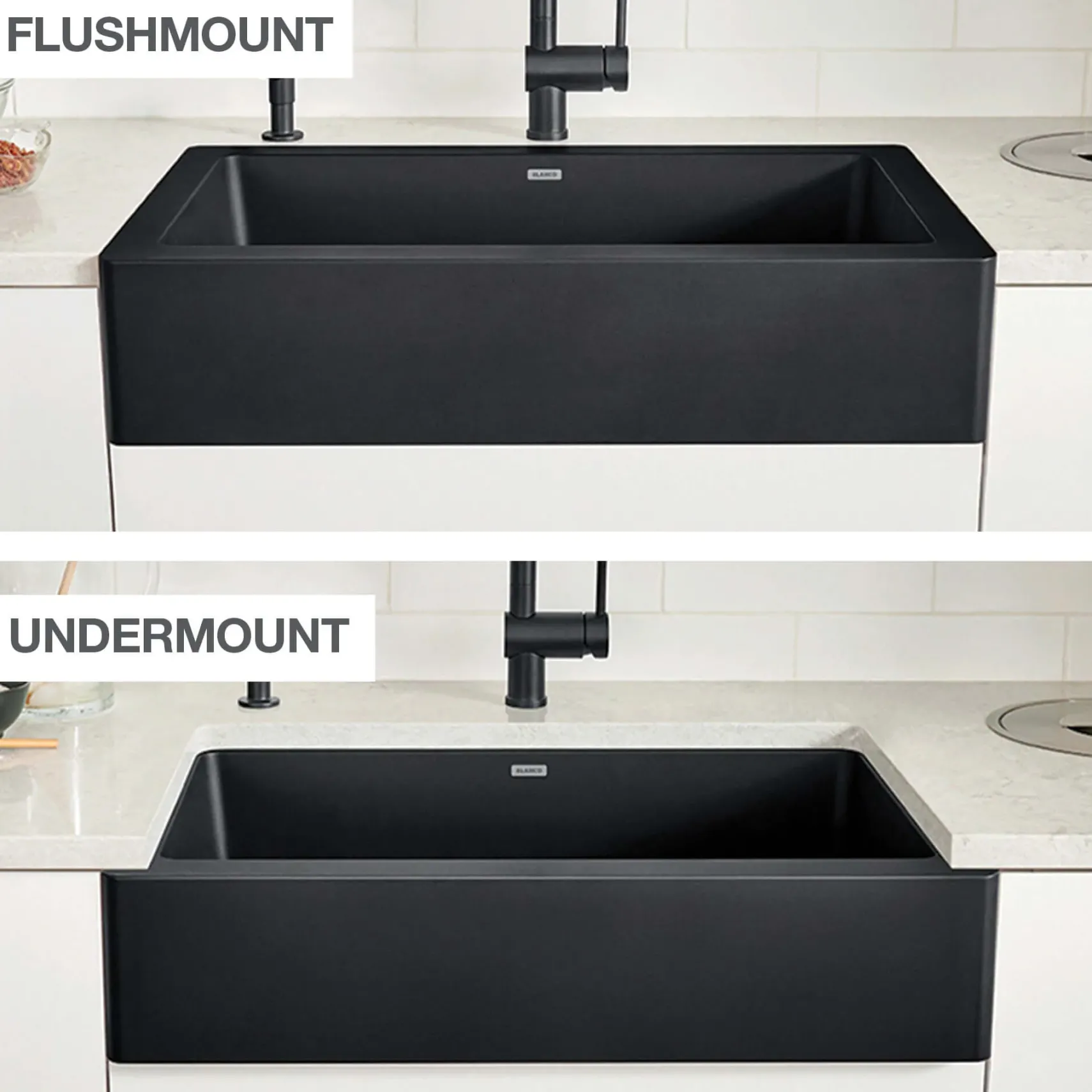 Blanco Vintera 30" Granite Composite Workstation Farmhouse Sink, Silgranit, Metallic Gray, 526540