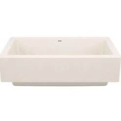 Blanco Vintera 30" Silgranit Farmhouse Sink, Soft White, No Faucet Hole, 527408