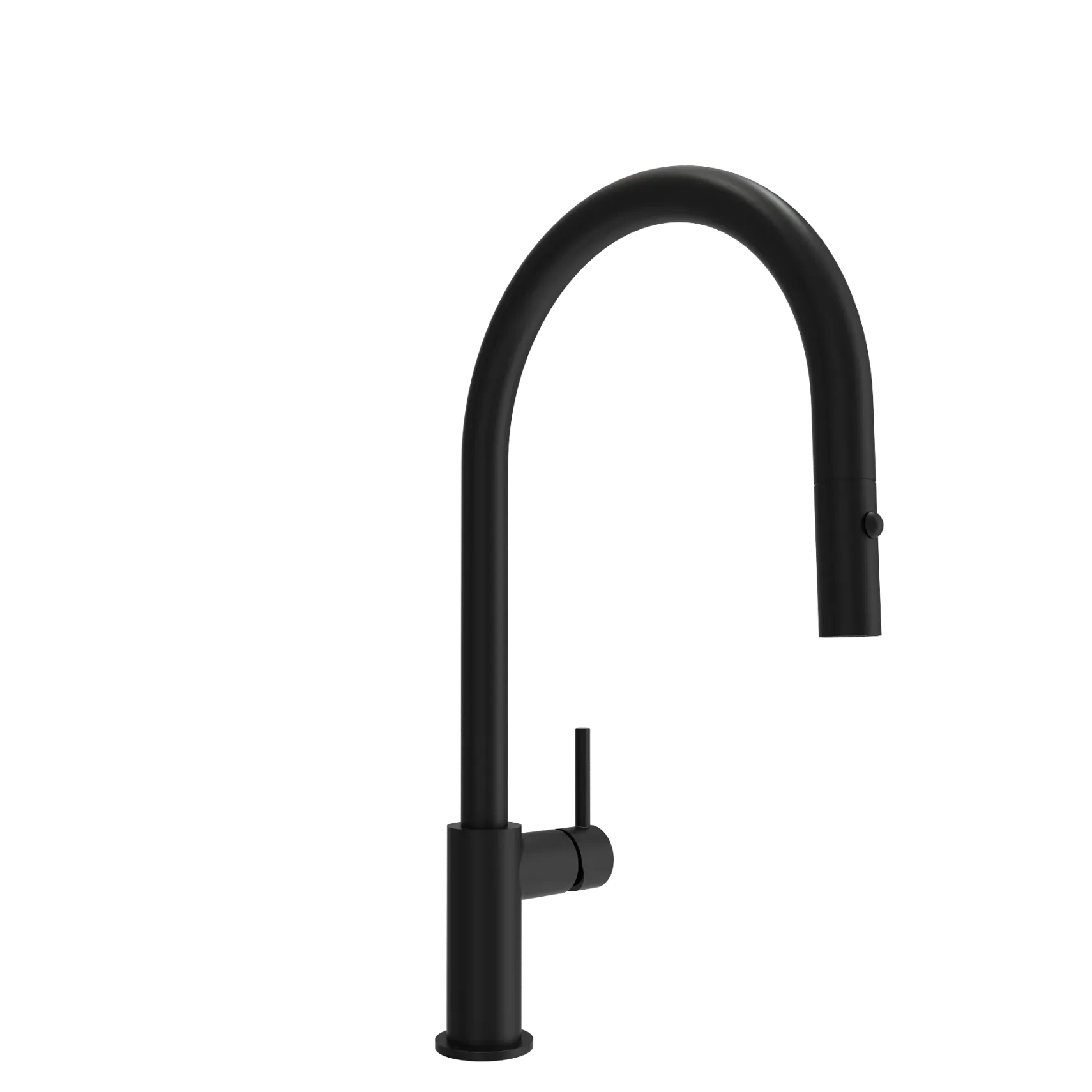 BOCCHI Baveno Duo 1.75 GPM 90 Degree Forward Brass Kitchen Faucet, Matte Black, 2028 0001 MB