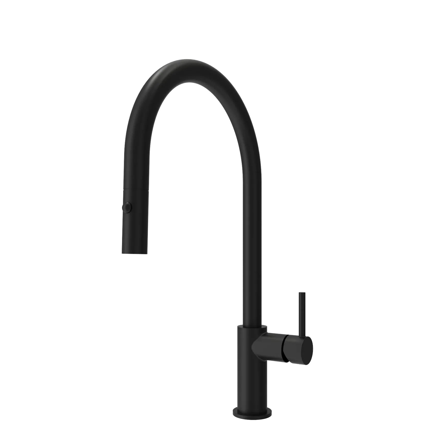 BOCCHI Baveno Duo 1.75 GPM 90 Degree Forward Brass Kitchen Faucet, Matte Black, 2028 0001 MB
