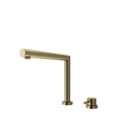 BOCCHI Baveno Move 1.75 GPM Lever Brass Kitchen Faucet, Brushed Gold, 2029 0001 BG
