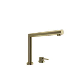 BOCCHI Baveno Move 1.75 GPM Lever Brass Kitchen Faucet, Brushed Gold, 2029 0001 BG