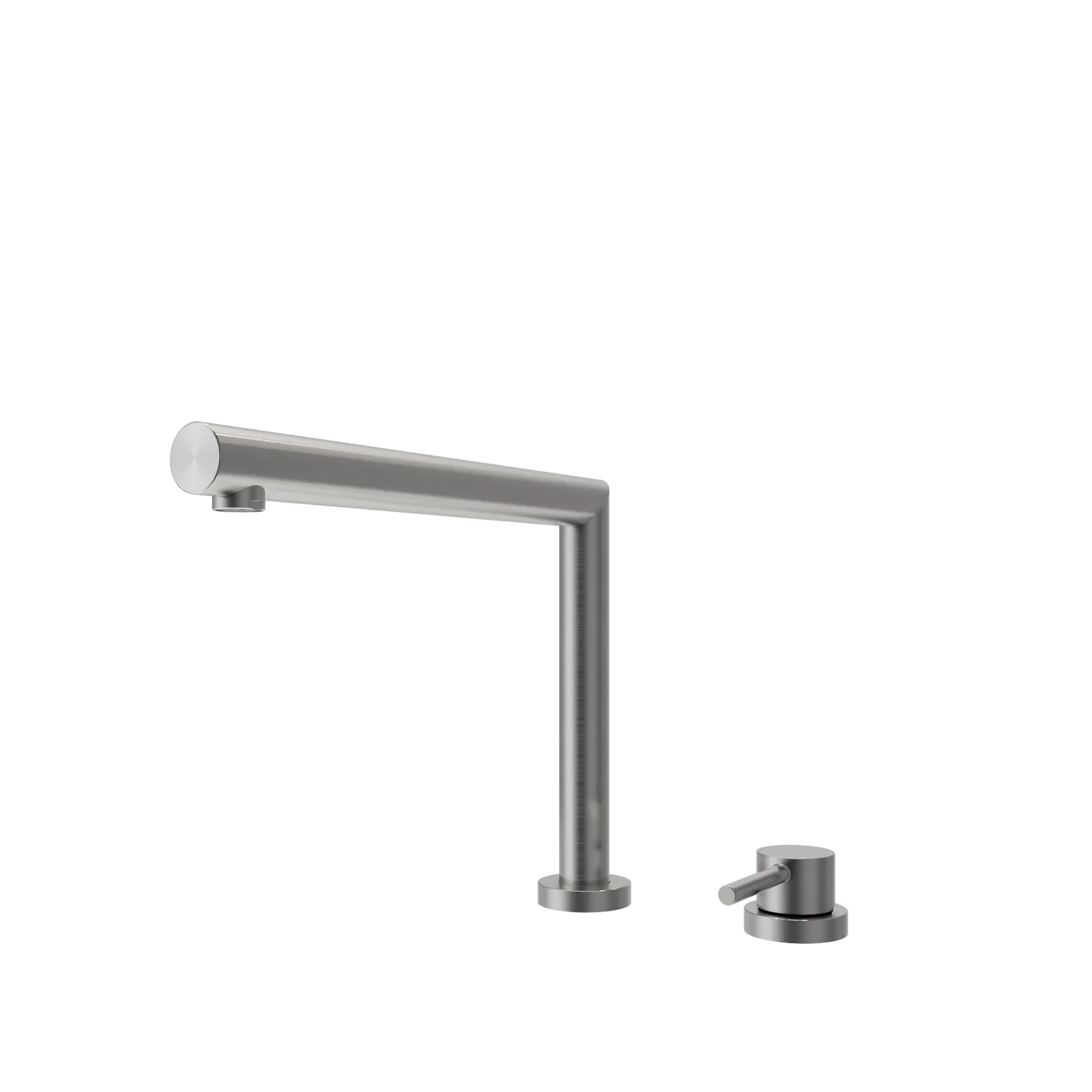 BOCCHI Baveno Move 1.75 GPM Lever Brass Kitchen Faucet, Stainless Steel, 2029 0001 SS