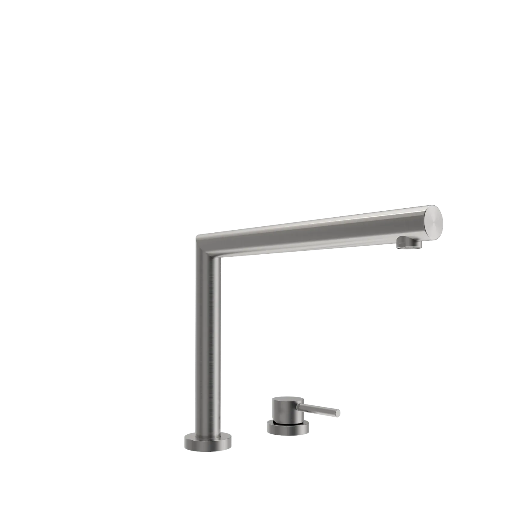BOCCHI Baveno Move 1.75 GPM Lever Brass Kitchen Faucet, Stainless Steel, 2029 0001 SS