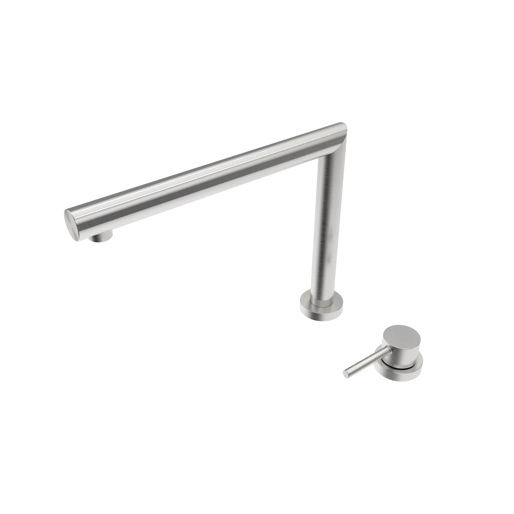 BOCCHI Baveno Move 1.75 GPM Lever Brass Kitchen Faucet, Stainless Steel, 2029 0001 SS