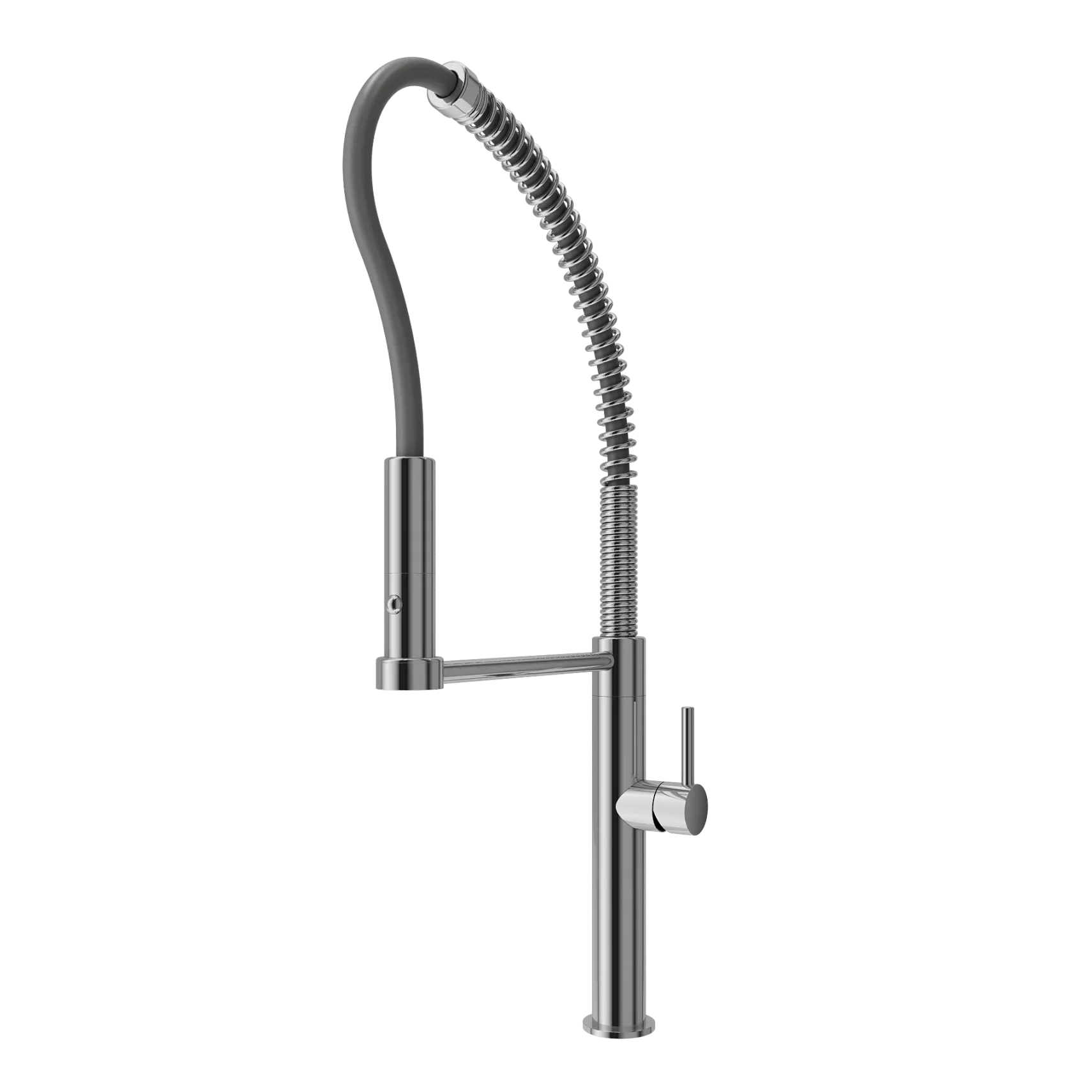 BOCCHI Baveno Pro 1.75 GPM 90 Degree Forward Brass Kitchen Faucet, Professional, Goose Neck, Chrome, 2027 0001 CH
