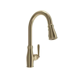 BOCCHI Belsena 1.75 GPM Brass Kitchen Faucet, Traditional, Brushed Gold, 2023 0001 BG
