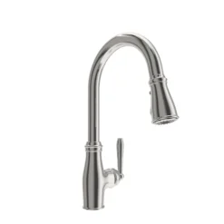 BOCCHI Belsena 1.75 GPM Brass Kitchen Faucet, Traditional, Stainless Steel, 2023 0001 SS