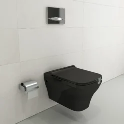 BOCCHI Firenze Soft-Close Toilet Seat in Black, A0332-005