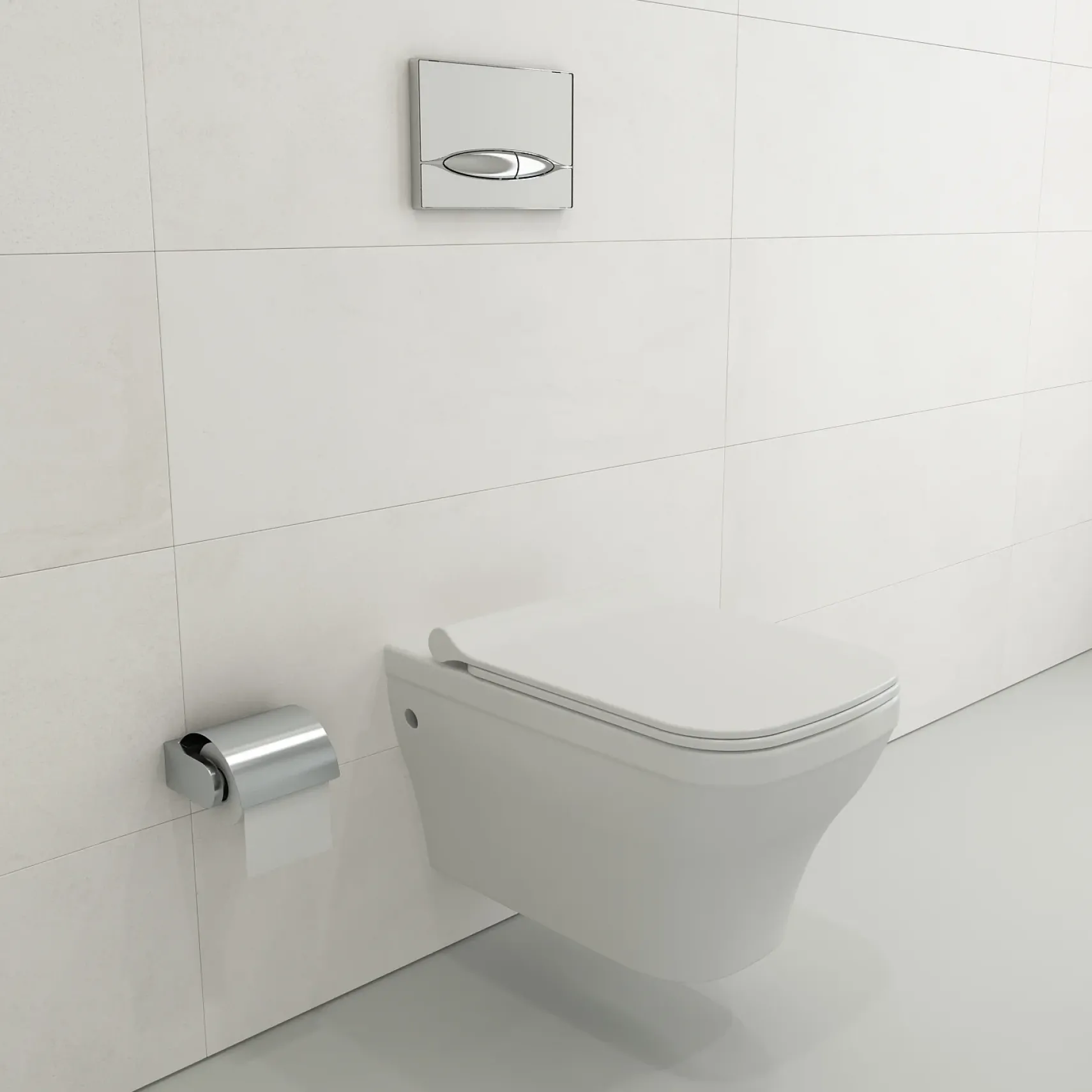 BOCCHI Firenze Wall-Hung Toilet Bowl in Matte White, 1304-002-0129