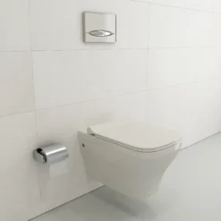 BOCCHI Firenze Wall-Hung Toilet Bowl in Biscuit, 1304-014-0129