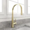 BOCCHI Lugano 1.75 GPM Brass Kitchen Faucet, Modern, Brushed Gold, 2025 0001 BG