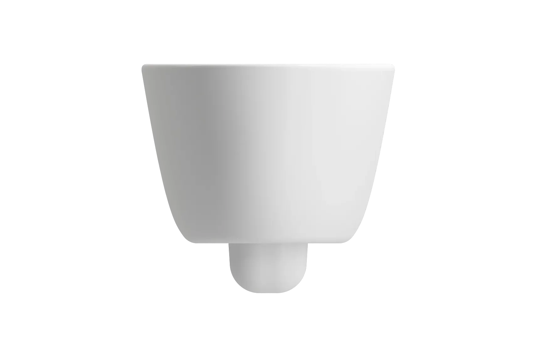 BOCCHI Milano Wall-hung Elongated Toilet Bowl Matte White, 1632-002-0129