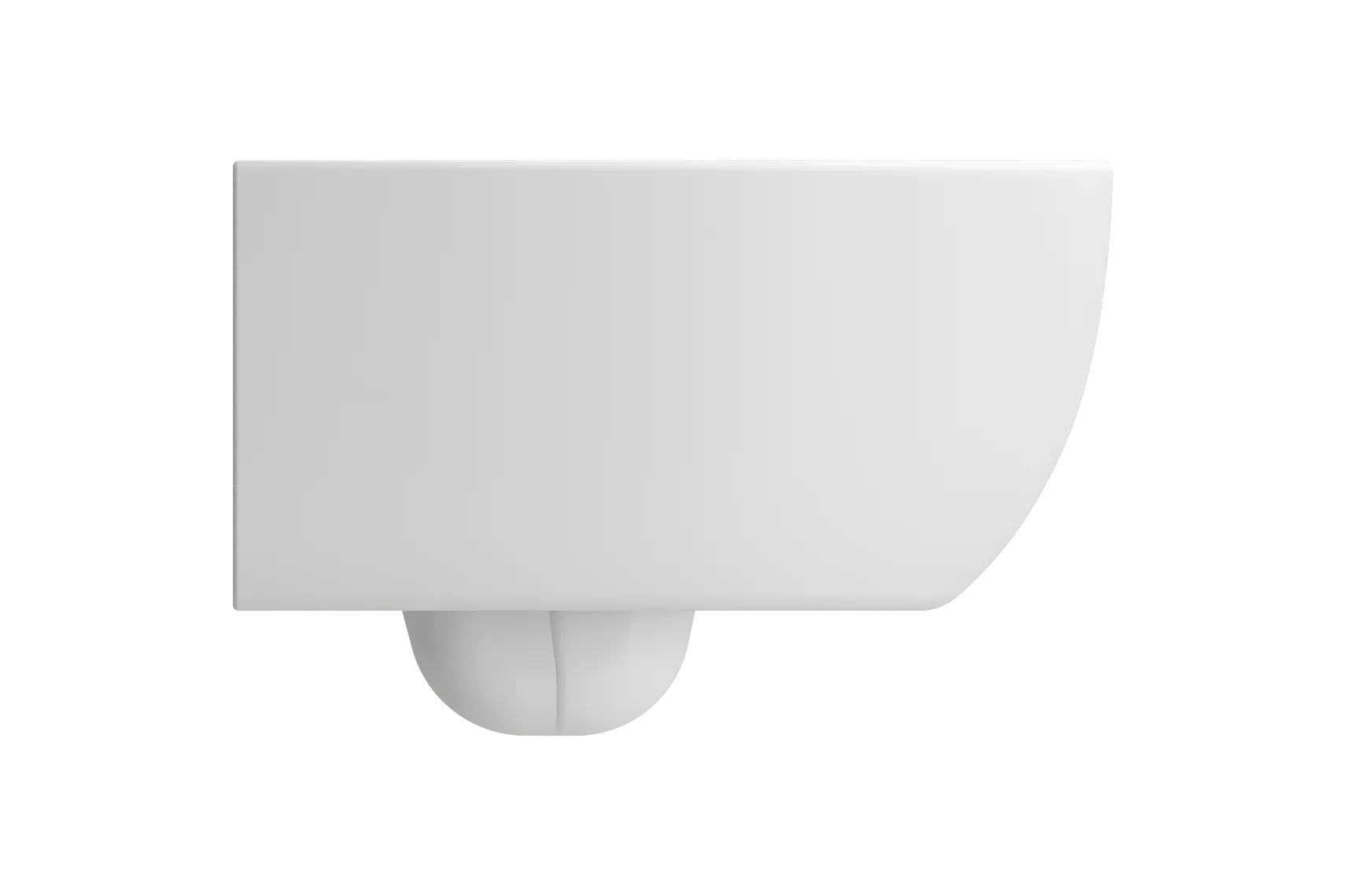 BOCCHI Milano Wall-hung Elongated Toilet Bowl Matte White, 1632-002-0129