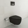 BOCCHI Milano Wall-hung Elongated Toilet Bowl Matte Black, 1632-004-0129