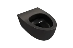 BOCCHI Milano Wall-hung Elongated Toilet Bowl Matte Black, 1632-004-0129