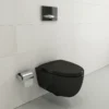 BOCCHI Milano Wall-hung Elongated Toilet Bowl Black, 1632-005-0129