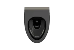 BOCCHI Milano Wall-hung Elongated Toilet Bowl Black, 1632-005-0129