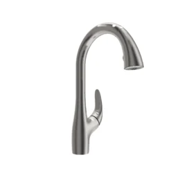 BOCCHI Pagano 1.75 GPM Brass Kitchen Faucet, Transitional, Stainless Steel, 2024 0001 SS