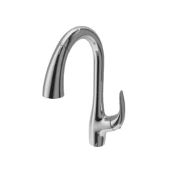 BOCCHI Pagano 1.75 GPM Brass Kitchen Faucet, Transitional, Chrome, 2024 0001 CH