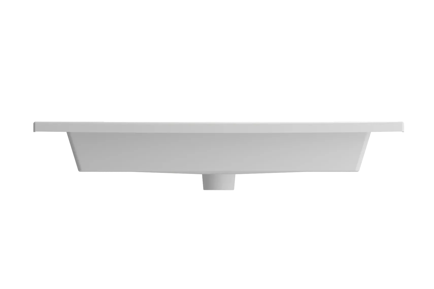 BOCCHI Ravenna 32" Rectangle Wallmount Fireclay Bathroom Sink, Matte White, Single Faucet Hole, 1113-002-0126