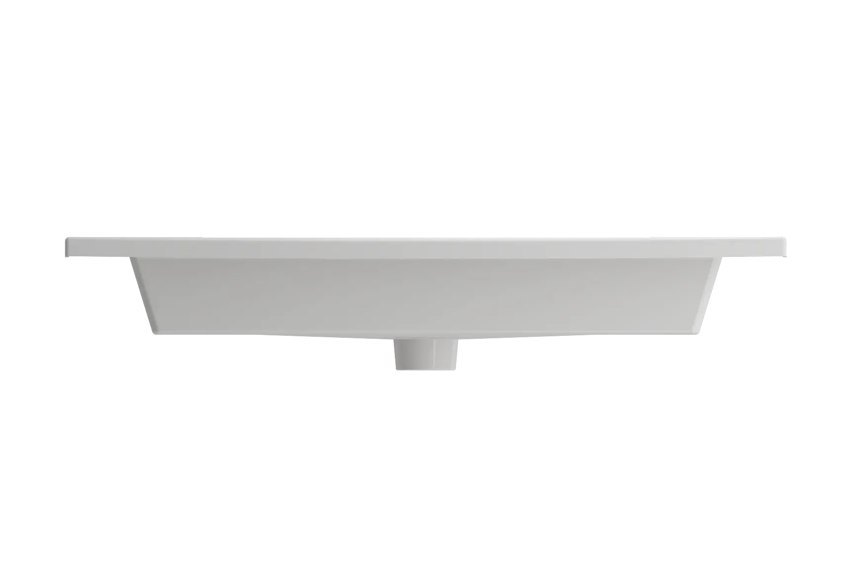 BOCCHI Ravenna 32" Rectangle Wallmount Fireclay Bathroom Sink, White, Single Faucet Hole, 1113-001-0126