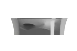 BOCCHI Sottile 15" Round Vessel Fireclay Bathroom Sink, Platinum, 1478-401-0125