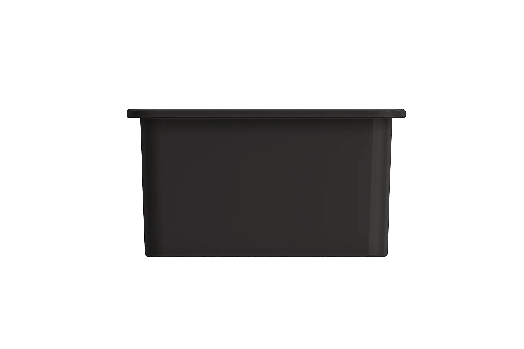 BOCCHI Sotto 24" Dual Mount Fireclay Kitchen Sink Kit with Accessories, Matte Black, 1627-004-0120