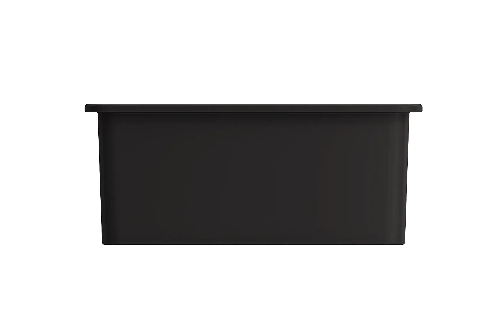 BOCCHI Sotto 24" Dual Mount Fireclay Kitchen Sink Kit with Accessories, Matte Black, 1627-004-0120