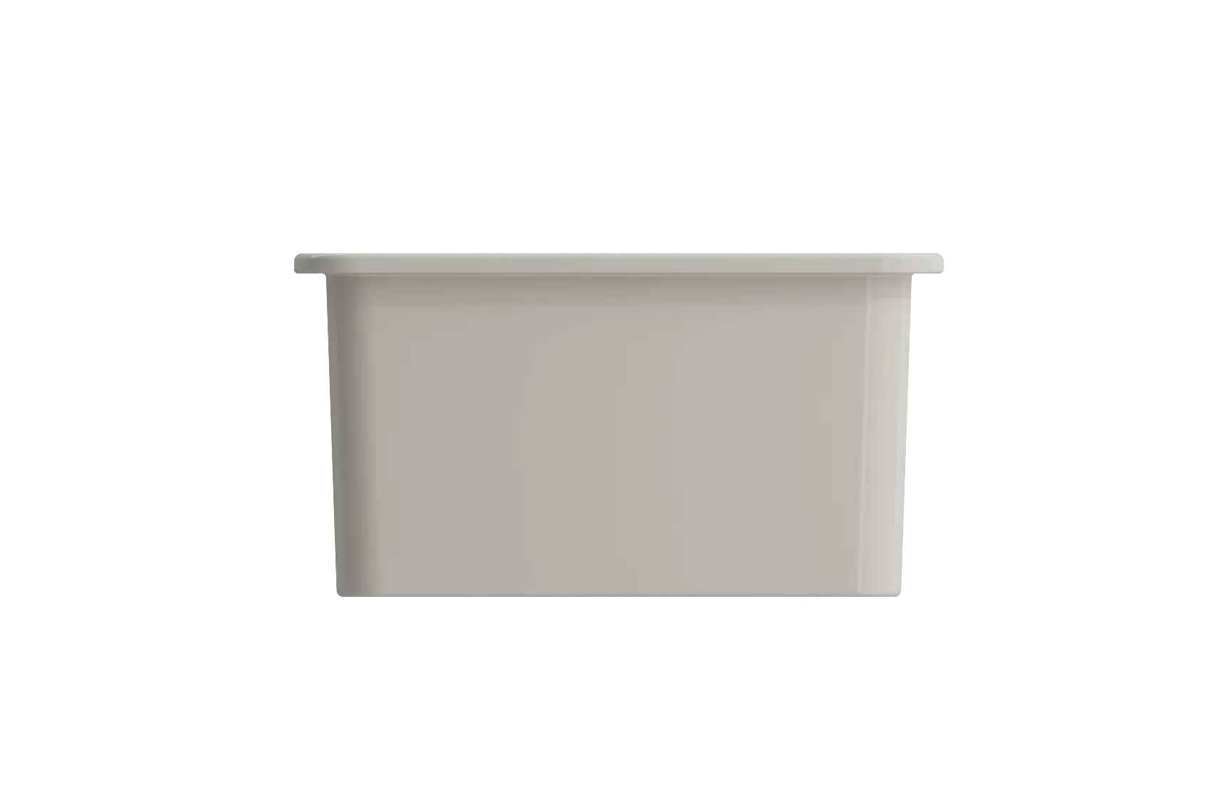 BOCCHI Sotto 24" Dual Mount Fireclay Kitchen Sink Kit with Accessories, Biscuit, 1627-014-0120