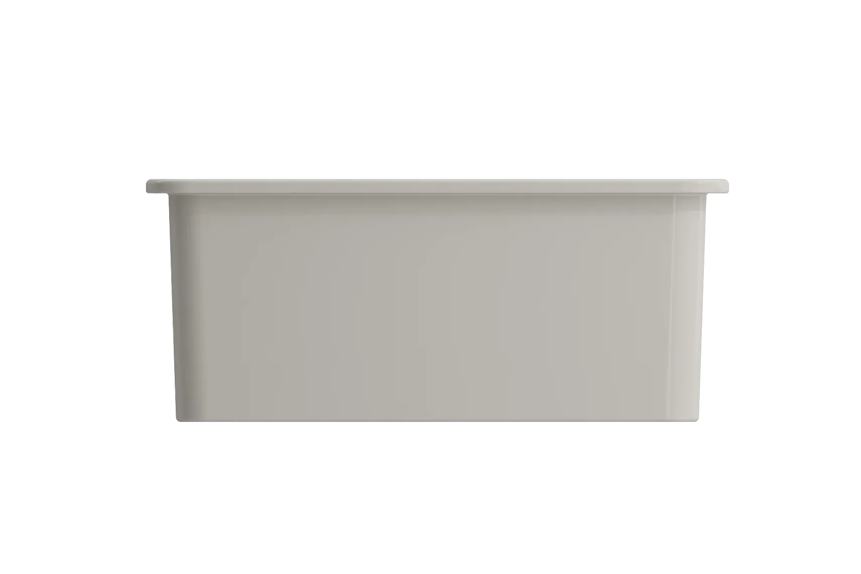 BOCCHI Sotto 24" Dual Mount Fireclay Kitchen Sink Kit with Accessories, Biscuit, 1627-014-0120
