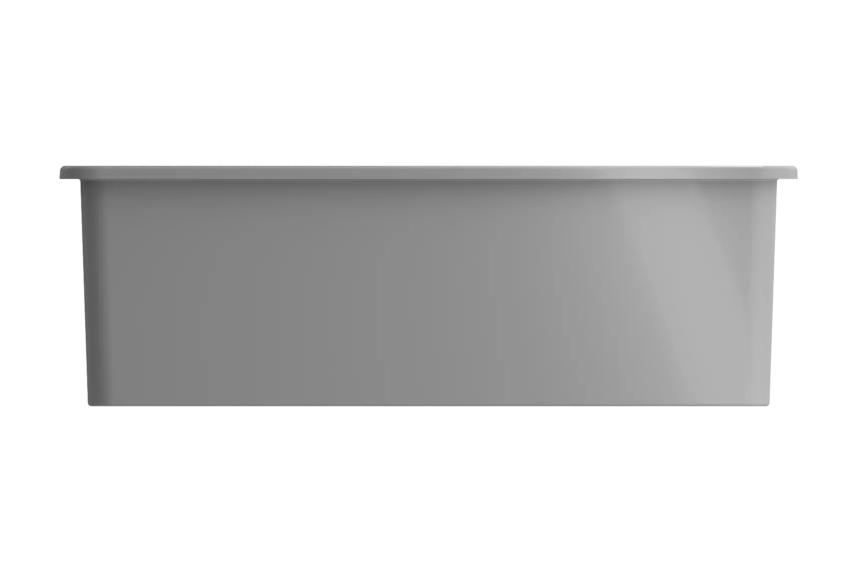 BOCCHI Sotto 33" Dual Mount Fireclay Kitchen Sink with Accessories, 60/40 Double Bowl, Matte Gray, 1506-006-0120