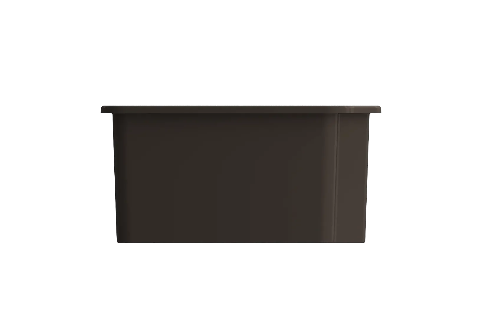 BOCCHI Sotto 33" Dual Mount Fireclay Kitchen Sink with Accessories, 60/40 Double Bowl, Matte Brown, 1506-025-0120