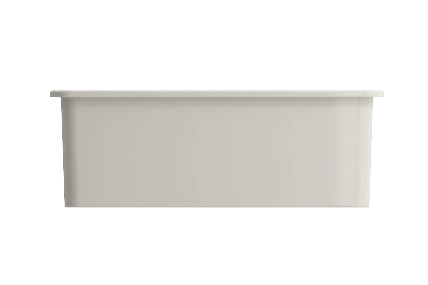 BOCCHI Sotto 27" Fireclay Dual Mount Single Bowl Kitchen Sink, Biscuit, 1360-014-0120