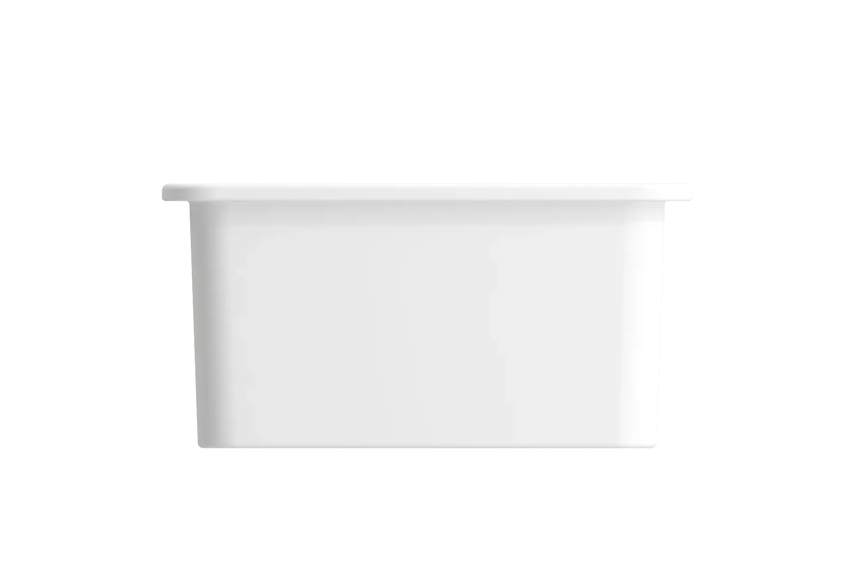 BOCCHI Sotto 18" Fireclay Undermount Single Bowl Bar Sink with Protective Bottom Grid and Strainer, Matte White, 1359-002-0120