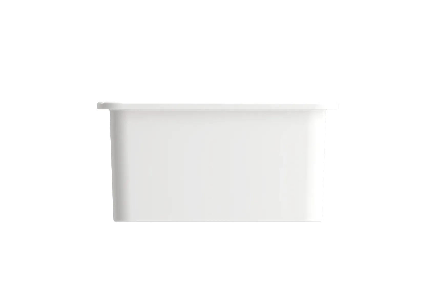 BOCCHI Sotto 18" Fireclay Undermount Single Bowl Bar Sink with Protective Bottom Grid and Strainer, White, 1359-001-0120