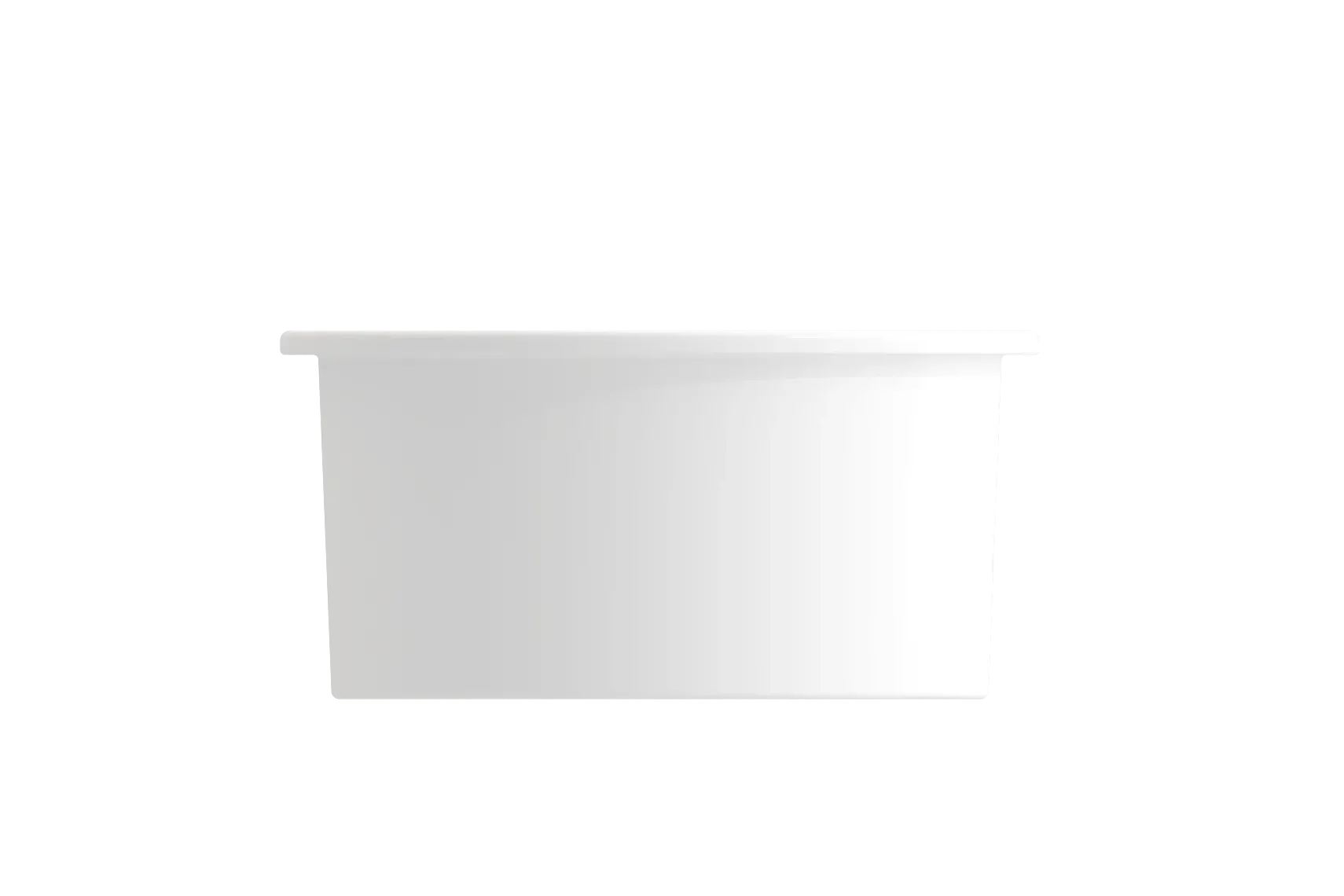 BOCCHI Sotto 18.5" Round Fireclay Undermount Single Bowl Bar Sink with Protective Bottom Grid and Strainer, Matte White, 1361-002-0120