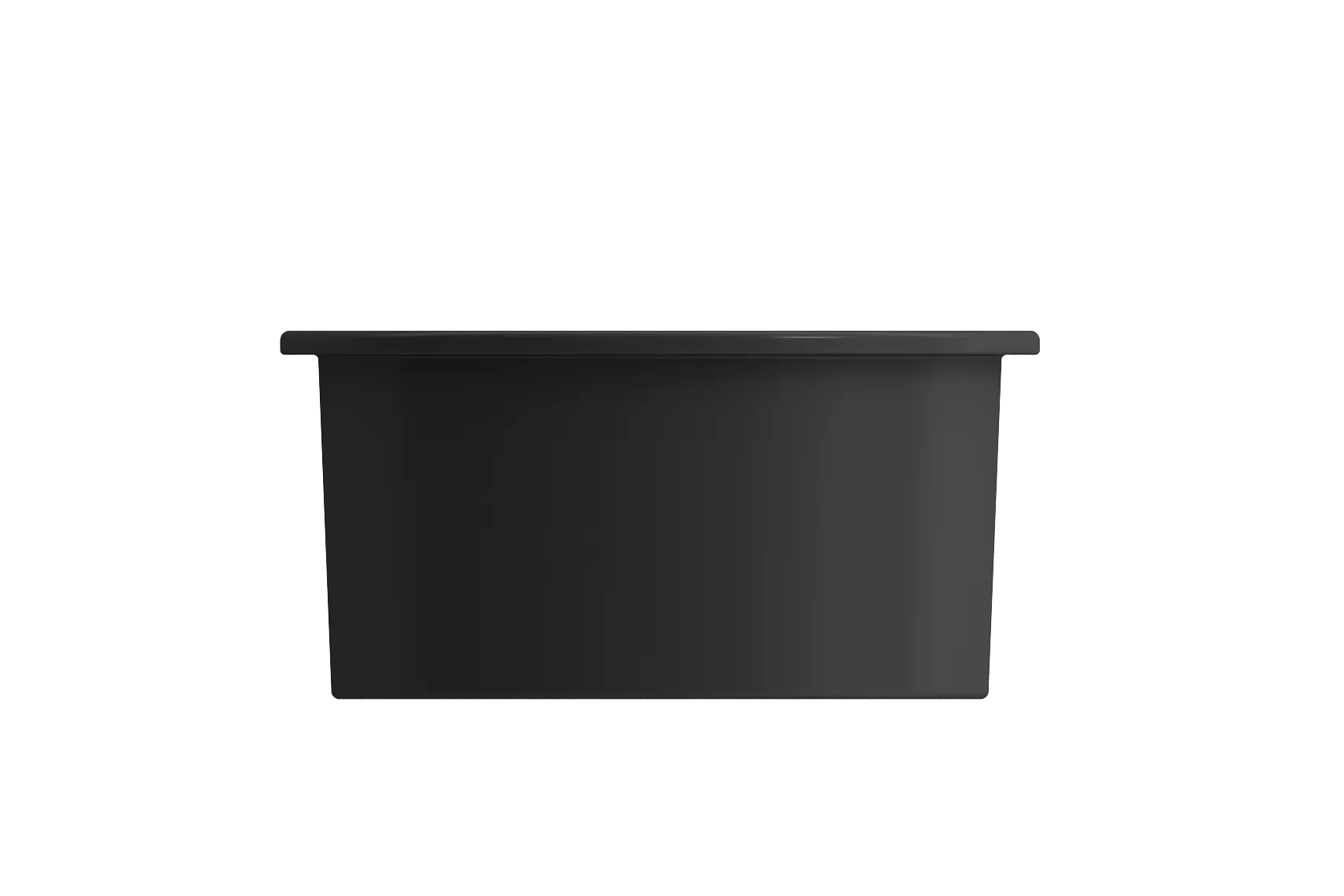 BOCCHI Sotto 18.5" Round Fireclay Undermount Single Bowl Bar Sink with Protective Bottom Grid and Strainer, Matte Dark Gray, 1361-020-0120