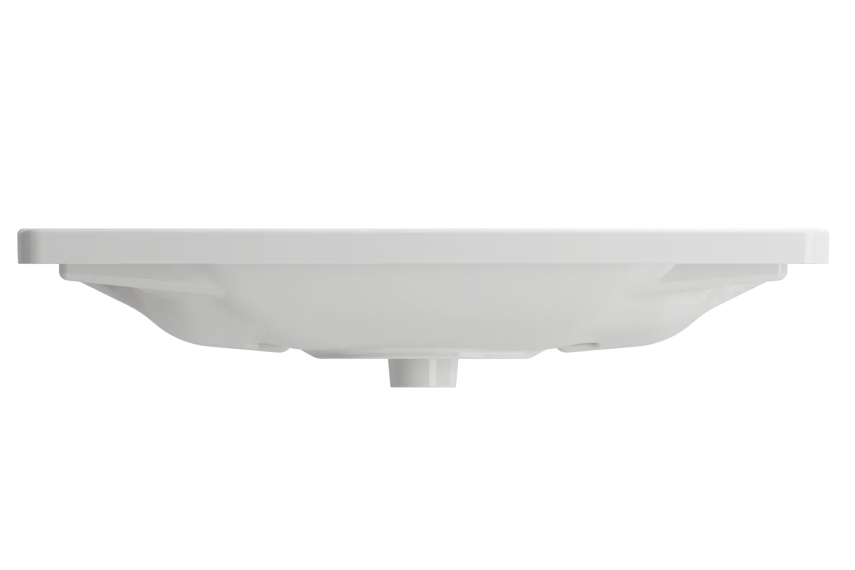 BOCCHI Taormina 34" Rectangle Wallmount Fireclay Bathroom Sink, White, Single Faucet Hole, 1008-001-0126
